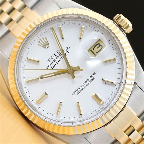 the wardrobe workhorse rolex datejust in stainless steel and gold|Rolex Datejust 1970s.